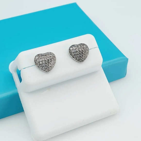 "925 Sterling Silver CZ Beautiful Earrings for Women, 1USPAR4226 - Picture 2 of 11